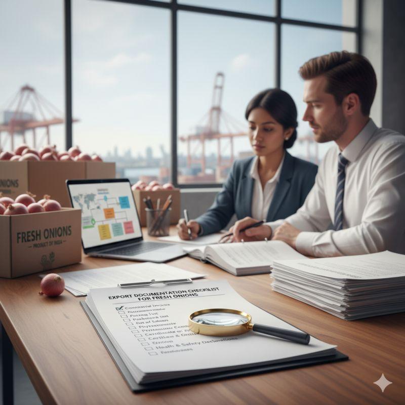 Export documentation checklist and compliance review for agricultural commodity shipments