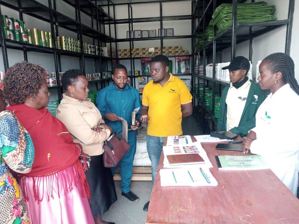 Certified seed distribution to a smallholder farmer in rural Tanzania